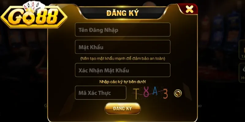 Thực hiện đủ các thao tác mở tài khoản cá cược 