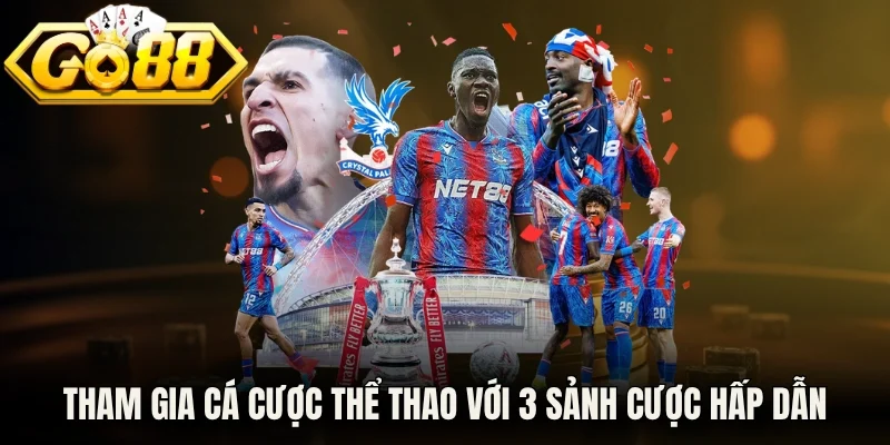Tham gia cá cược thể thao với 3 sảnh cược hấp dẫn
