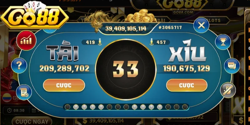 Các loại cửa cược tài xỉu Go88